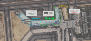 Non-motorized GSE tracking of airport baggage dollies